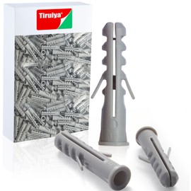 Tiruiya Dowel Set, Expansion Dowels for Mounting in Aerated Concrete, Concrete, Bricks, Stone and Much More, Nail Dowels for Wall Mounting Shelves, Ceilings, Cabinets