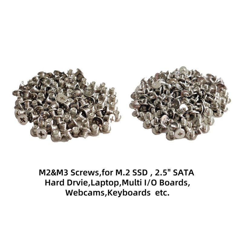 M2 and M3 SSD Screws,PCIe NVMe M.2 SSD Mounting Screws.