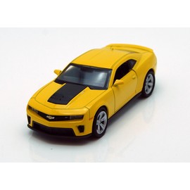 Welly Chevy Camaro ZL1, Yellow - Welly 43667 - 4.5" Long Diecast Model Toy Car