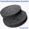 Jayubien 6.5 Inch Speaker Foam Rings,4PCS Audio Adapter Kit