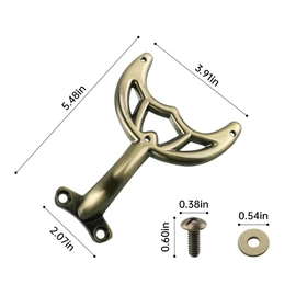 Ceiling Fan Blades Arm, for 42-Inch Fan Blade, Compatible with 7740200 -Antique Brass, -5 Pcs
