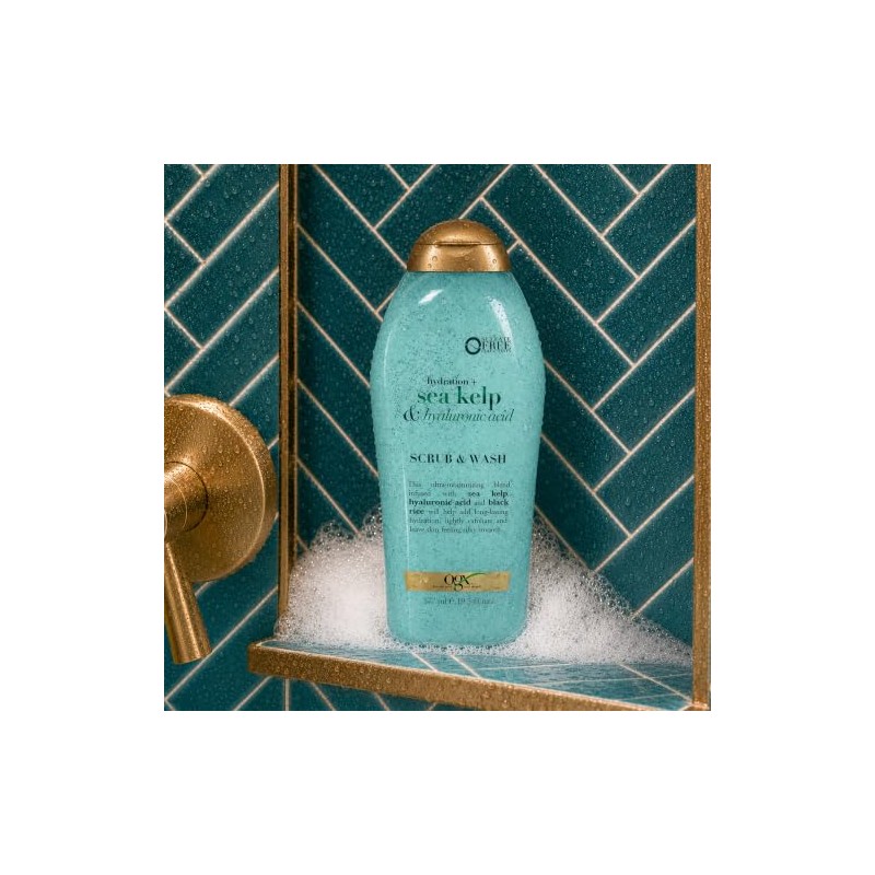 OGX, Body Wash Alga Marina y Ácido Hialurónico, 577 ml