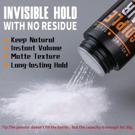 Natural Look Styling Powder - 1.05oz Volumizing & Texturizing Sea Salt Spray for Men & Women