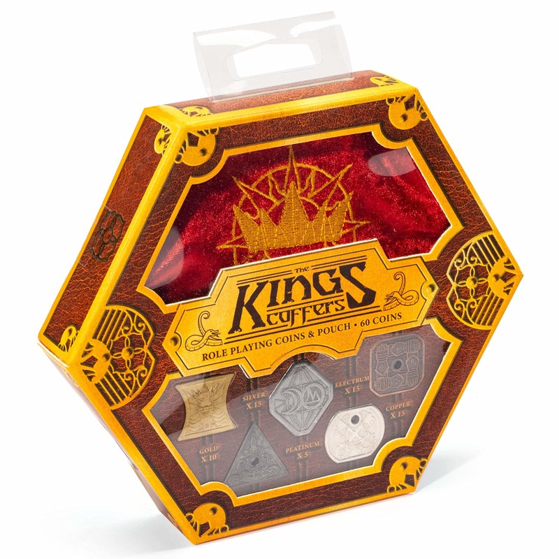Stratagem King's Coffers 60 Assorted Fantasy Coins - Real Metal