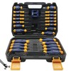 SUNHZMCKP Magnetic Screwdriver Set 66-Piece, S2- Alloy Tool Steel, Includes