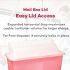 Dealmed Sharps Container, 5 Quart Mailbox Lid, Made in The