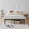 COMASACH Queen-Size Metal Bed-Frame No Box-Spring Needed,12-Inch Noise Free Black