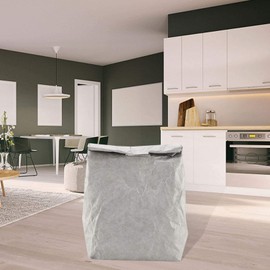 Cyrank Waxed Lunch Bag, Food Bag, Waterproof Lunch Bag Made of Washable Paper, Reusable, Waterproof Insulated Lunch Bag, Lunch Bag, Insulated Cold or Warm, Cool Bag