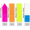 400pcs Neon Index Tabs, 5 Bright Colors Translucent Index Flags