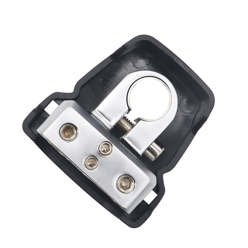 Audiotek BC28 Positive/Negative Competition Battery Terminal with 2-in-1, (2) 0AWG