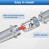 TOP-VIGOR 4 Inch HVAC Duct Manual Volume Backdraft Damper, Full