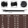MOZETO Tactical Belt, Heavy-Duty Nylon Web Belt with Quick-Release V-Ring