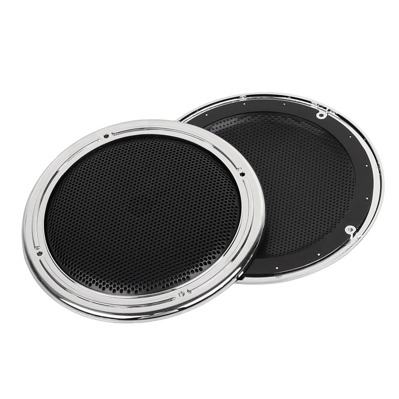 Unbranded Rear Tour Pack Speaker Pod Grilles Mesh Cover For