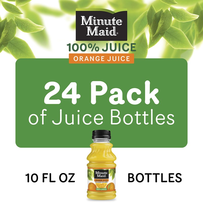 Minute Maid Orange Juice Drinks, 10 Fl Oz, 24 Pack