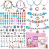 121Pcs Charm Bracelet Making Kit, Caffox DIY Bracelet Making Kit