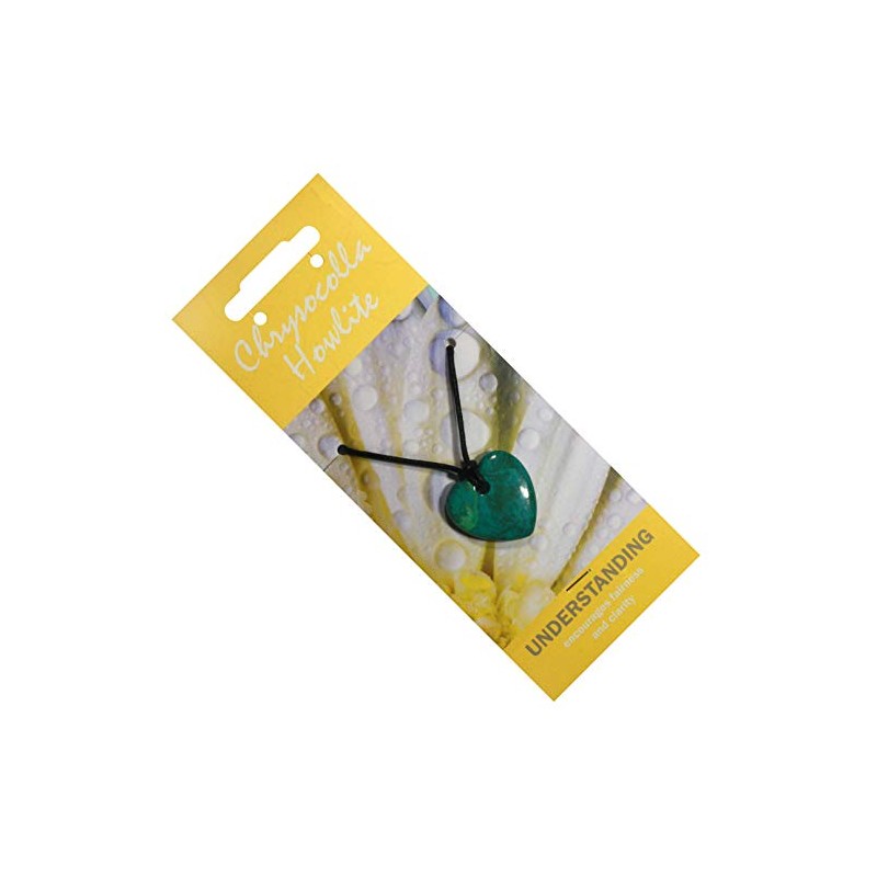 Chrysocolla Howlite Heart Necklace 'Understanding'