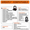 Replacement Earpads Cushions for HyperX Cloud/Alpha/Flight/Stinger Earpads Replacement, Ear Cushions