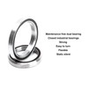 Bicycle Front Fork Bowl Set Aluminum Alloy Dual Bearings Mountain