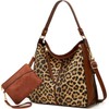 Large Trendy Designer Hobo Tote Bag for Women, Soft Leather