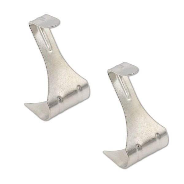 Joyangy Set of 30 Silver Picture Rail Hooks, Moulding Hangers