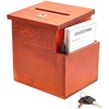 Juvale Suggestion Box with Slot & Lock - 7.5 x