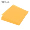 MECCANIXITY 100 Sheet Origami Paper Double Sided Gold 4x4 Inch