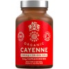 Organic Cayenne Pepper Capsules 500mg | 2mg Capsaicinoids Including Capsaicin