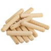 Spiral Grooved Hardwood Dowel Pins | 7/16" X 2-1/2" |