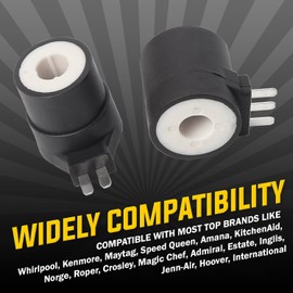 Lifetime 279834 Dryer Gas Valve Ignition Solenoid Coil Kit Replacement by Seentech - Exact fit for Whirlpool,Maytag,KitchenAid Dryers - Replace 12001349,14201336,14201452,14202750,14205025,14210032