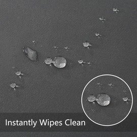 Obstal Rectangle Table Cloth, Oil-Proof Spill-Proof and Water Resistance Microfiber Tablecloth, Decorative Fabric Table Cover for Outdoor and Indoor Use (Grey, 60 x 102 Inch)