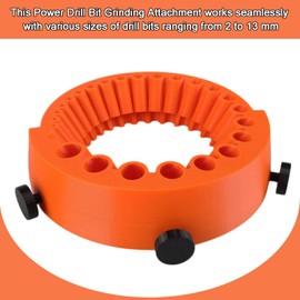 KZXCVS Bohrerschärfer Werkzeug, Schleifhilfe,Bohrer Schärfer Bohrerschleifgerät Bohrerschärfgerät, Drill Bit Sharpener, 2 bis 13 mm Drill Bits zum Schleifen 125 mm Schleifer & Winkelschleifer