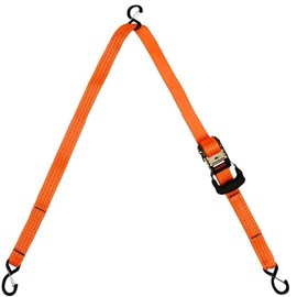 Jet Ski Ratchet Strap,3 Point Tie Down Strap for Jet Ski, Seadoo, Trailer, Truck, Wave Runner,PWC,3000 lbs Break Strength,S Hooks with Latch (1.5" x 10Ft)