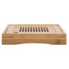 Mini Square Wooden Kongfu Tea Water Storage Serving Tray