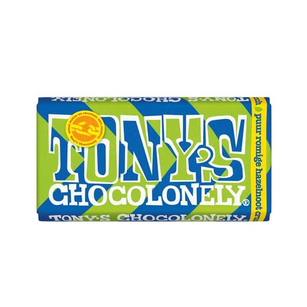Tony's Chocolonely - Zartbitterschokolade Haselnuss Crunch - 180g