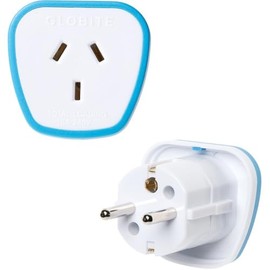Globite Outbound Europe Travel Adaptor, White