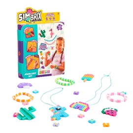 Bizak Simbrix Connect & Wow 64008000 Jewellery Making Kit No Iron, Water or Glue, Toy for Boys and Girls Over 5 Years Old