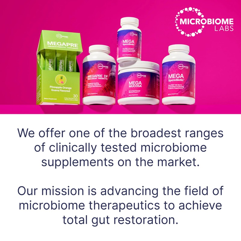 Microbiome Labs MegaMucosa - Amino Acids Supplement with Dairy-Free Immunoglobulins