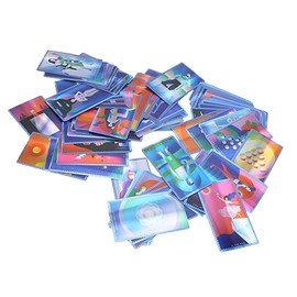 Yitengteng Holographic Tarot Cards,78Pcs Mystic Monday Visions Tarot,English Version Family Travel Board Deck Games Guidance Divination Fate Playing Game Cards,for Beginners