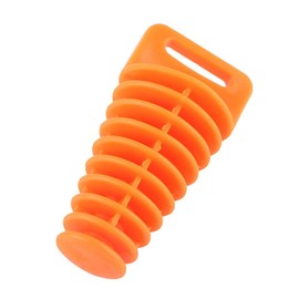 Keenso Motorcycle Exhaust Plug, Motorcycle Dirt Bike 2 4-Stroke Exhaust Silencer Exhaust Plug 27 mm - 48 mm (Orange)