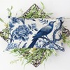 MISSUYSA Blue Indigo Floral Bird Chinoiserie Lumbar Pillow Cases Traditional