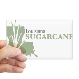 CafePress Louisiana Sugarcane Sticker Rectangle Bumper Sticker Car Decal