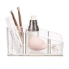 STORi Clear Plastic Small Countertop Vanity Makeup Organizer, Compact Rectangular