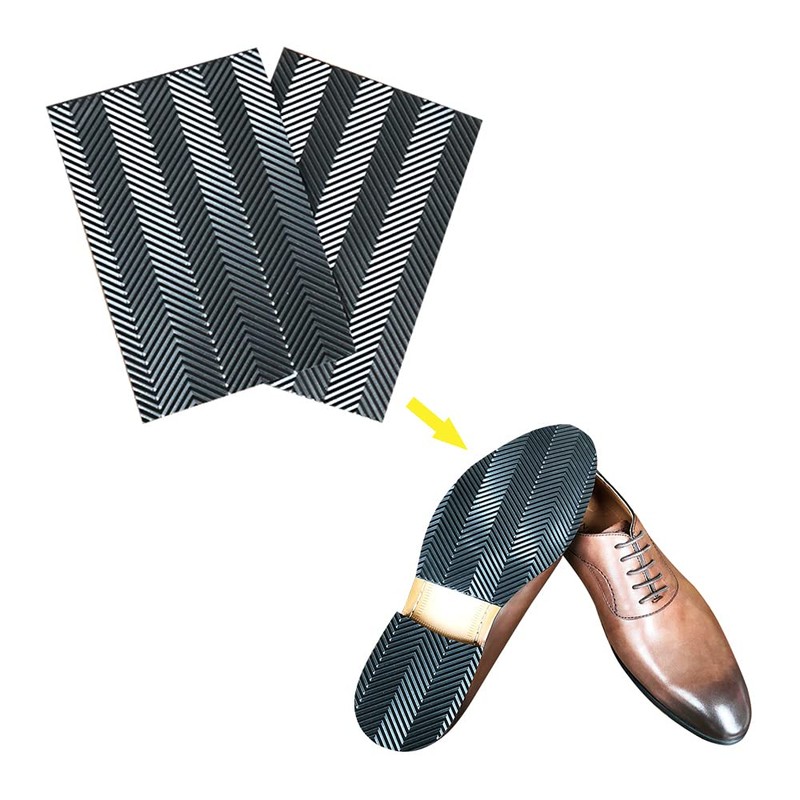 Unikstep 2 Pairs Shoe Sole Repair Rubber Plates, Shoe Sole