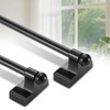 2 Pack Magnetic Curtain Rods for Metal Door 16 to