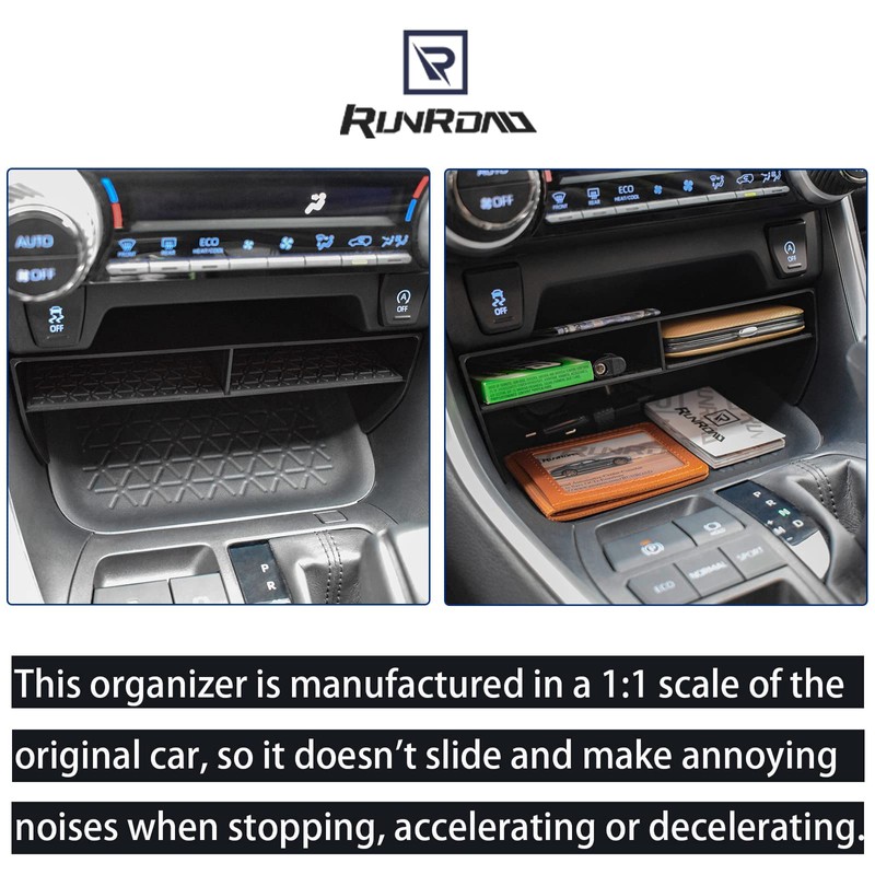 RUNROAD Center Console Upgraded Organizer Tray Compatible with Toyota RAV4