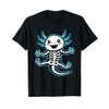 Funny Axolotl Skeleton X-Ray Boys Girls T-Shirt