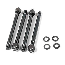 ARP 200-2415 Black Oxide 5/16" Thread 4.400" OAL Carburetor Stud with Spacer for Dominator, (Set of 4)