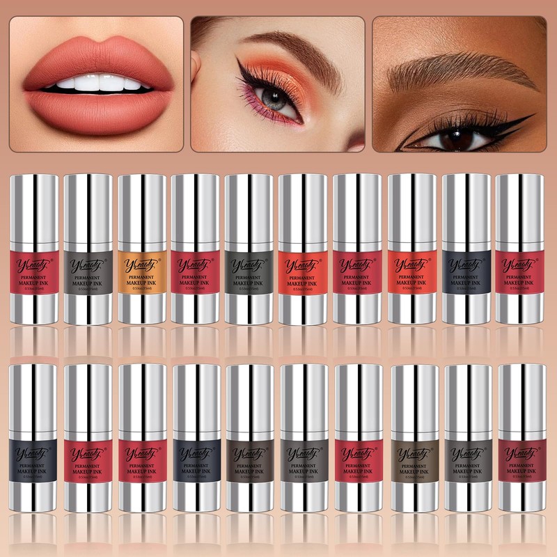 Pigmento para Cejas - Pink Permanent Tattoo Ink for Eyebrows