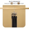 ZEDODIER Belt Hanger, Rotatable Belt Rack Closet Accessories Organizer, Maximum