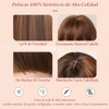 Pelucas para Mujer Cabello Natural, Pelucas Bob Cortas para Mujer